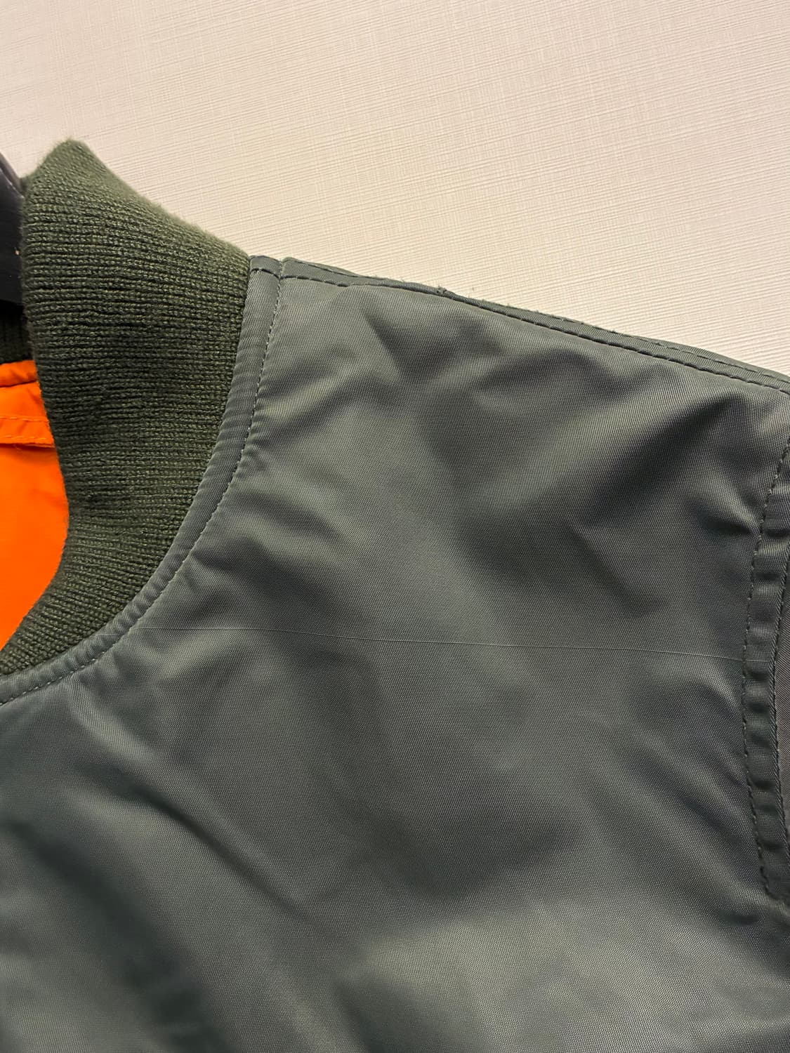 (M/95)YMCLKY USAF 울파일 MA-1 플라이트 항공자켓 복각 상품이미지5