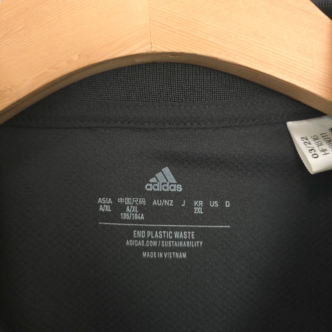  아디다스 Adidas 골프 클럽 피케 폴로티 블랙 2XL 상품이미지6