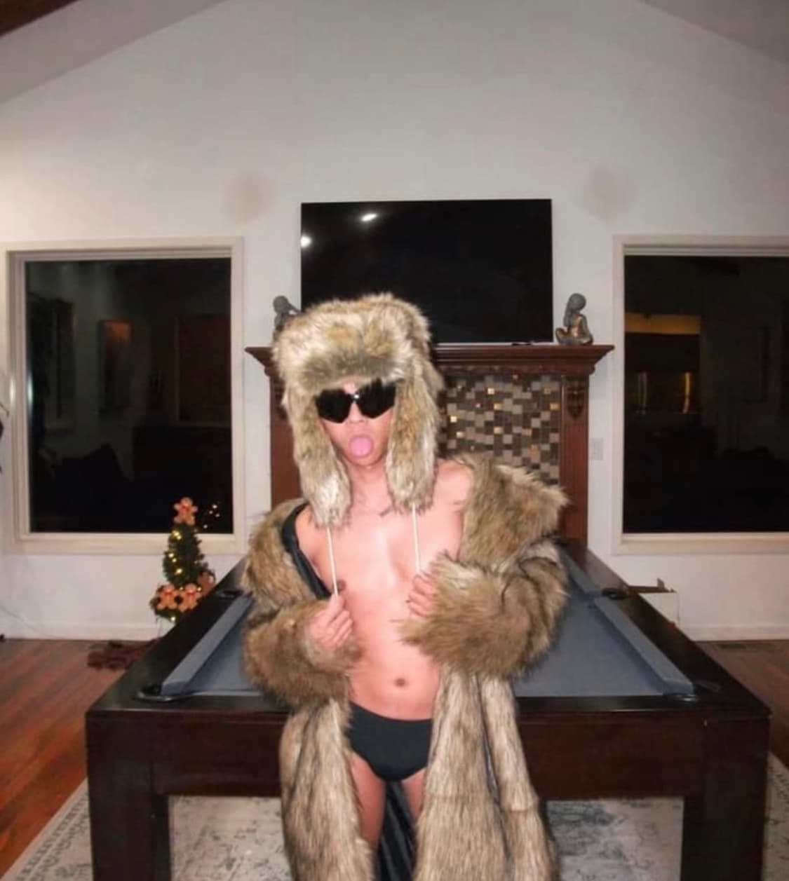 나밀리아 퍼 모자 상품이미지1