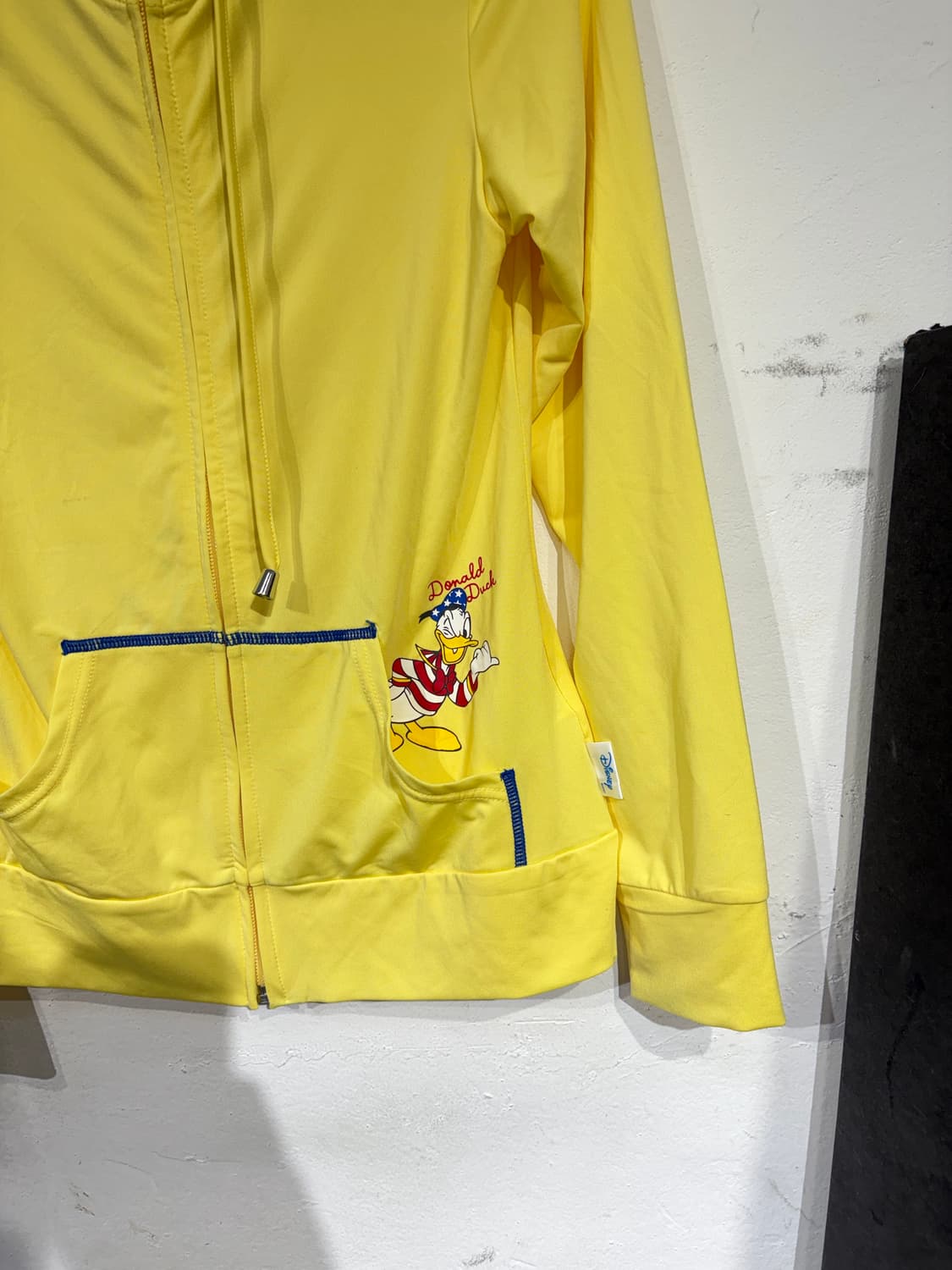 JPN 일본 빈티지 Disney 딱붙핏 와투케 도널드덕 후드집업 져지 상품이미지9