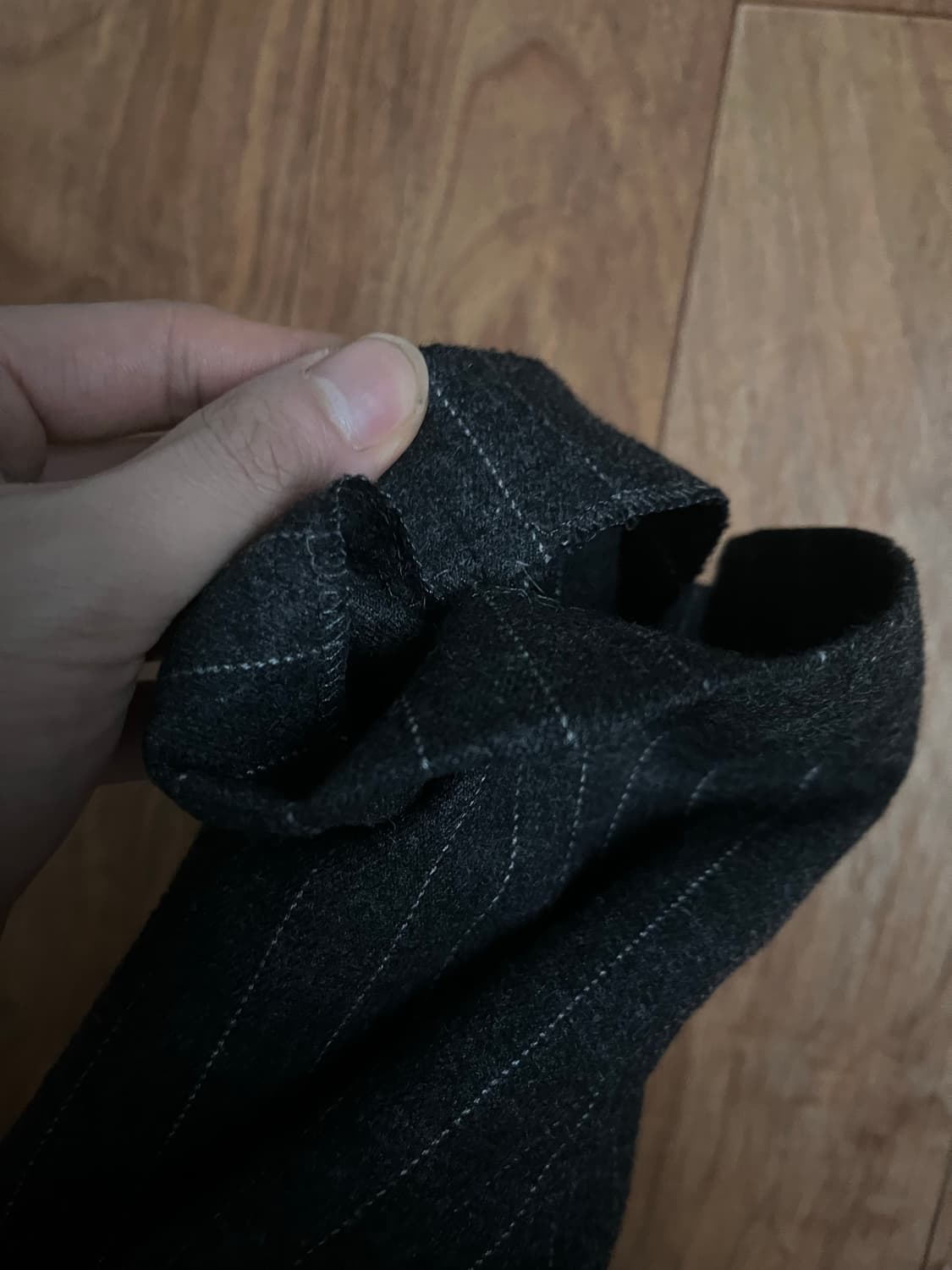 자라 아더에러 스트라이프 트라우저 그레이 s 상품이미지3