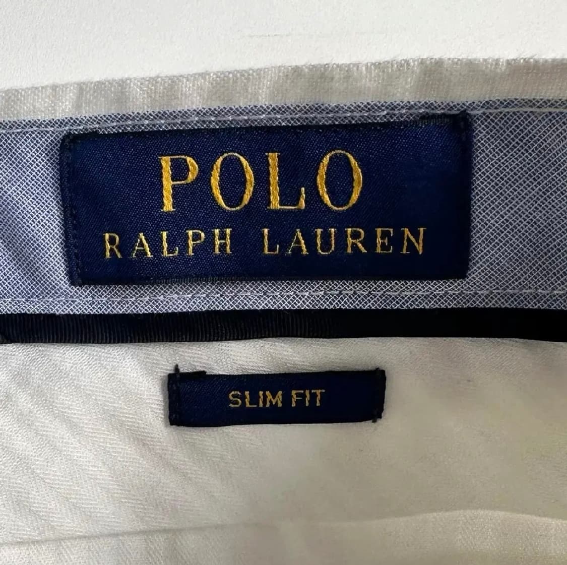 폴로 화이트 린넨 트라우저 팬츠 상품이미지4