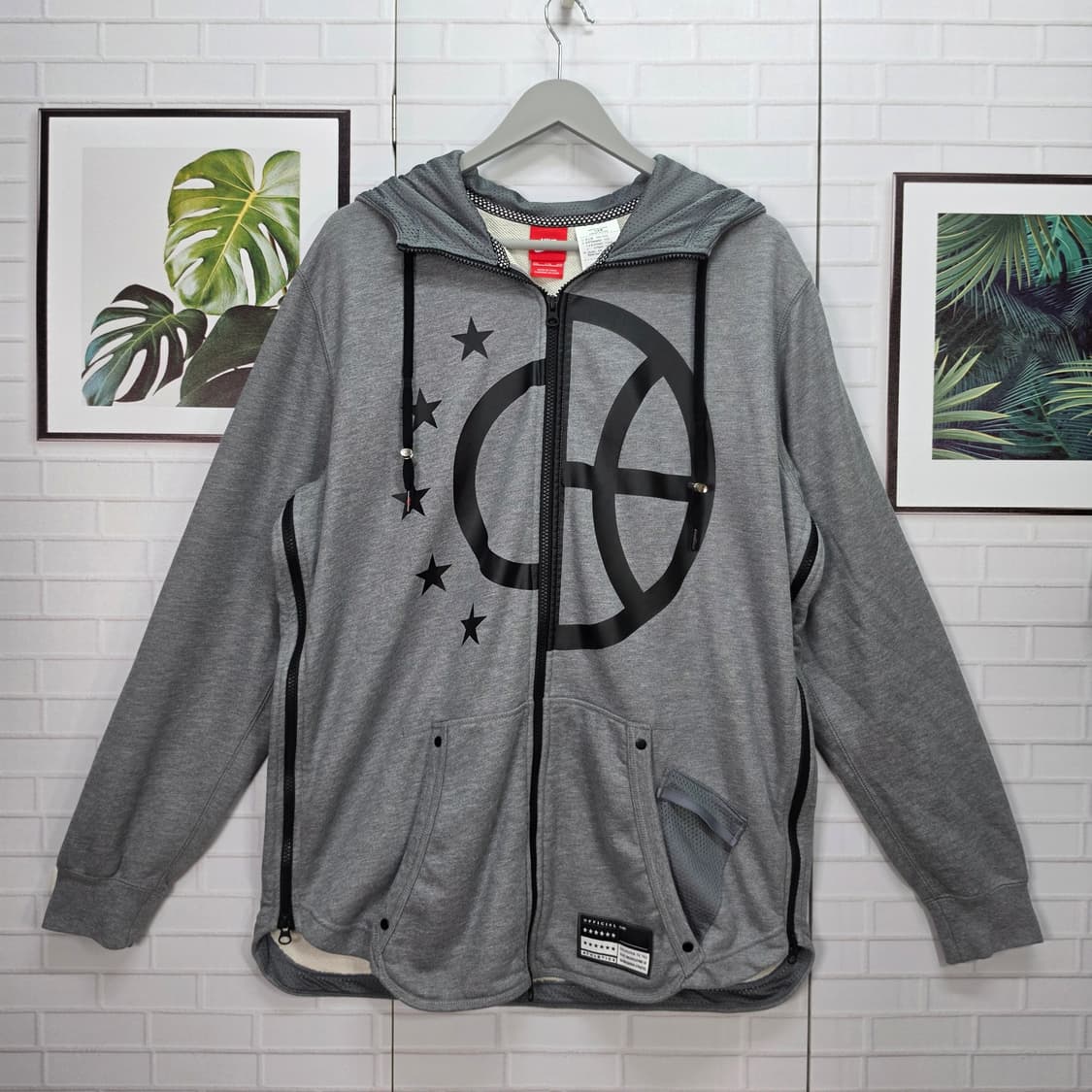 나이키 에어 빅로고 베스킷볼 후드 집업 자켓 점퍼 2XL 110사이즈 상품이미지1