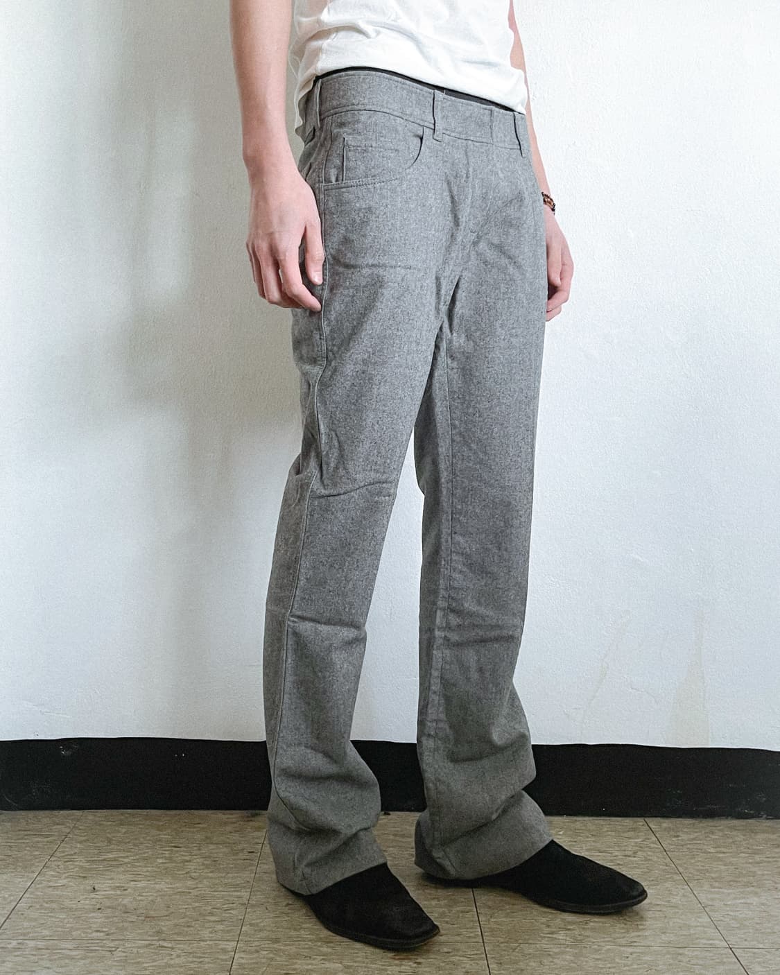 프라다스포츠 울 플레어 트라우져 상품이미지2