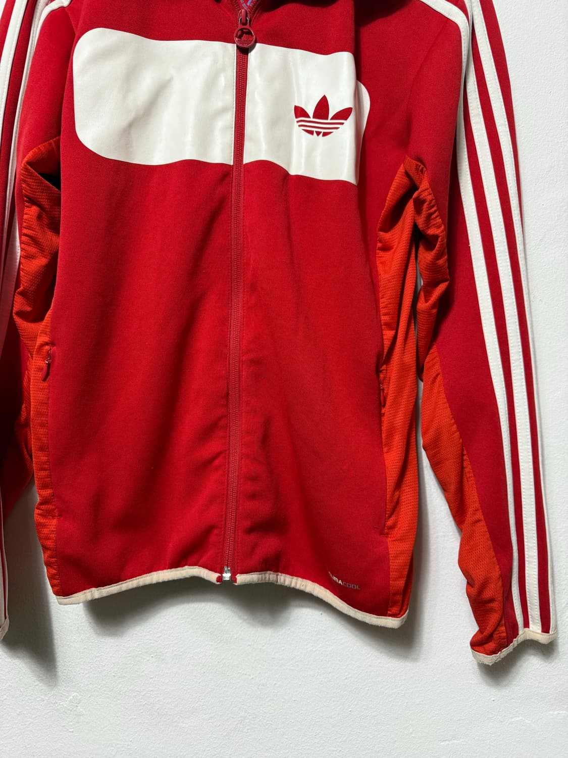 아디다스 40주년 한정판 레드 오리지날 져지 트랙탑 상품이미지3