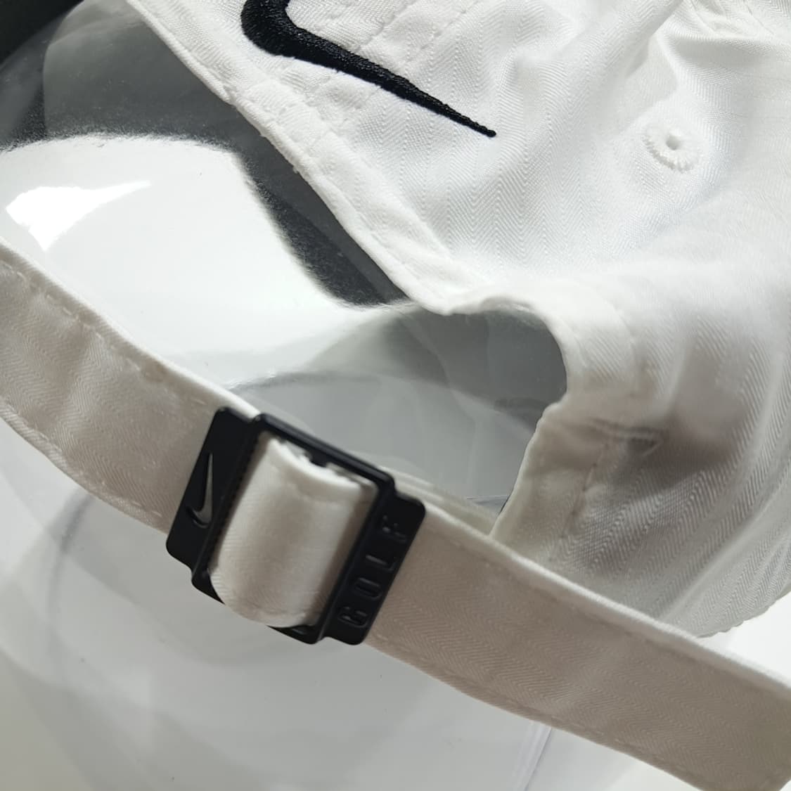 나이키 골프 레거시91 드라이핏 화이트 & 블랙 스우시 볼캡 P2058 상품이미지6