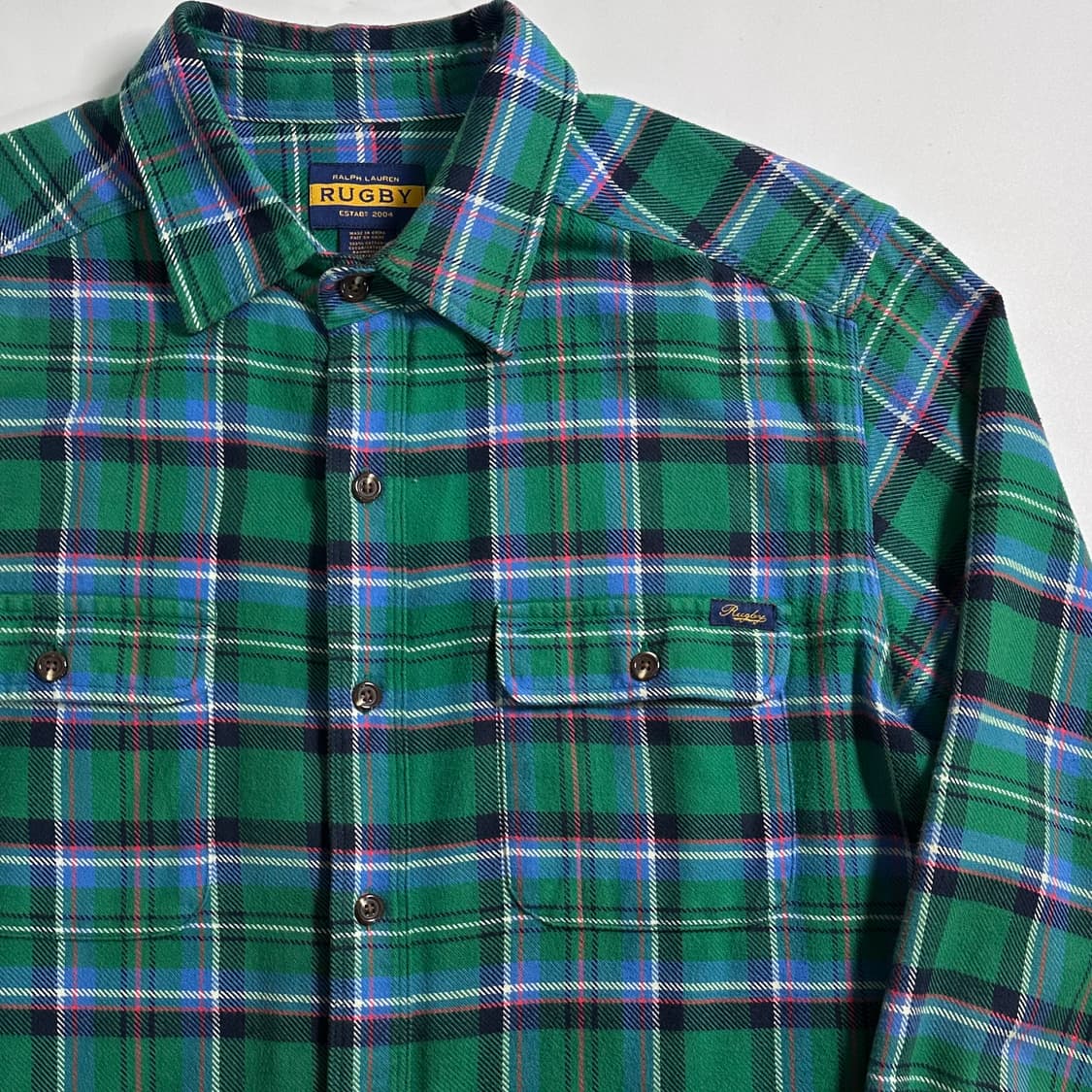 폴로 럭비 파이렉스 플란넬 체크 셔츠 상품이미지3