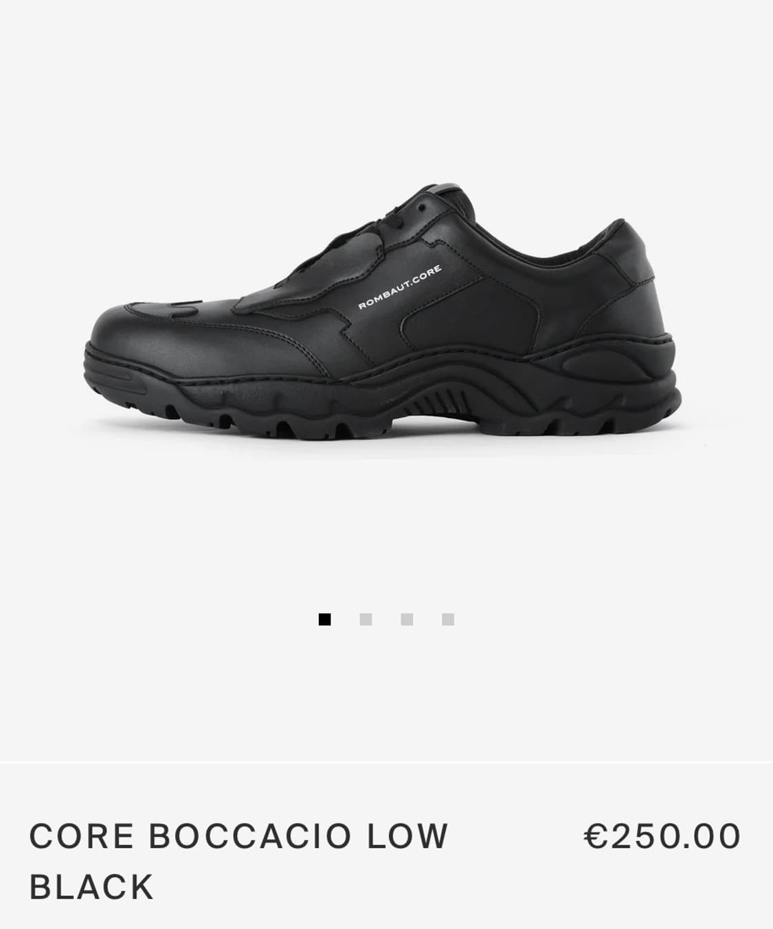 롬바웃 core boccacio low 블랙 42 상품이미지1