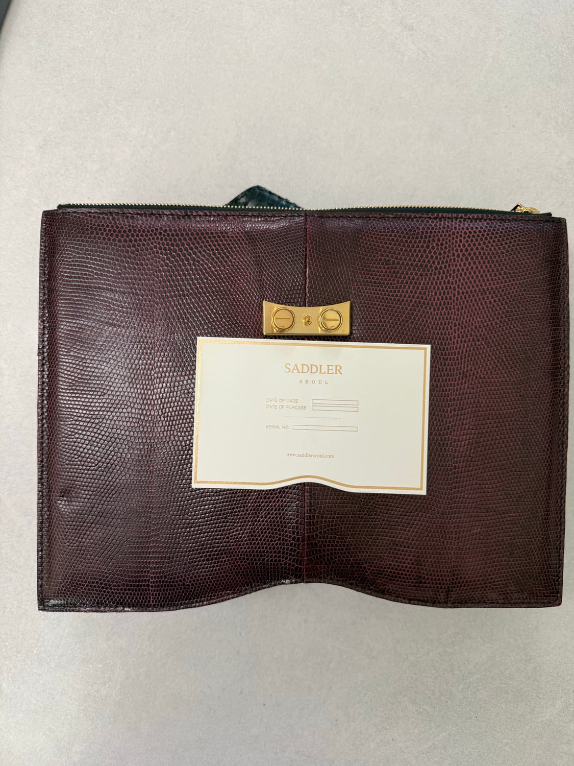 Saddler 새들러 가죽 클러치백 상품이미지2