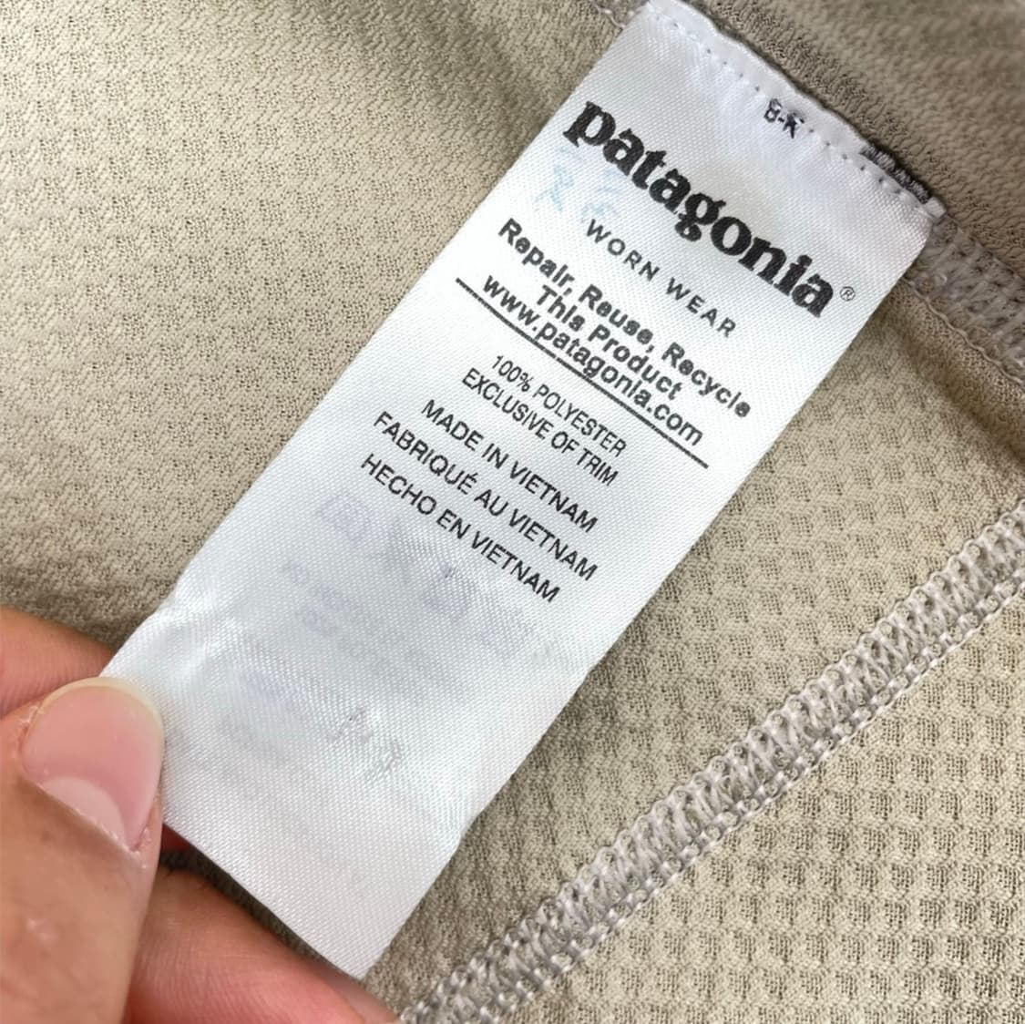 파타고니아 버건디 아이보리 클래식 레트로-X 플리스 자켓 M 상품이미지3