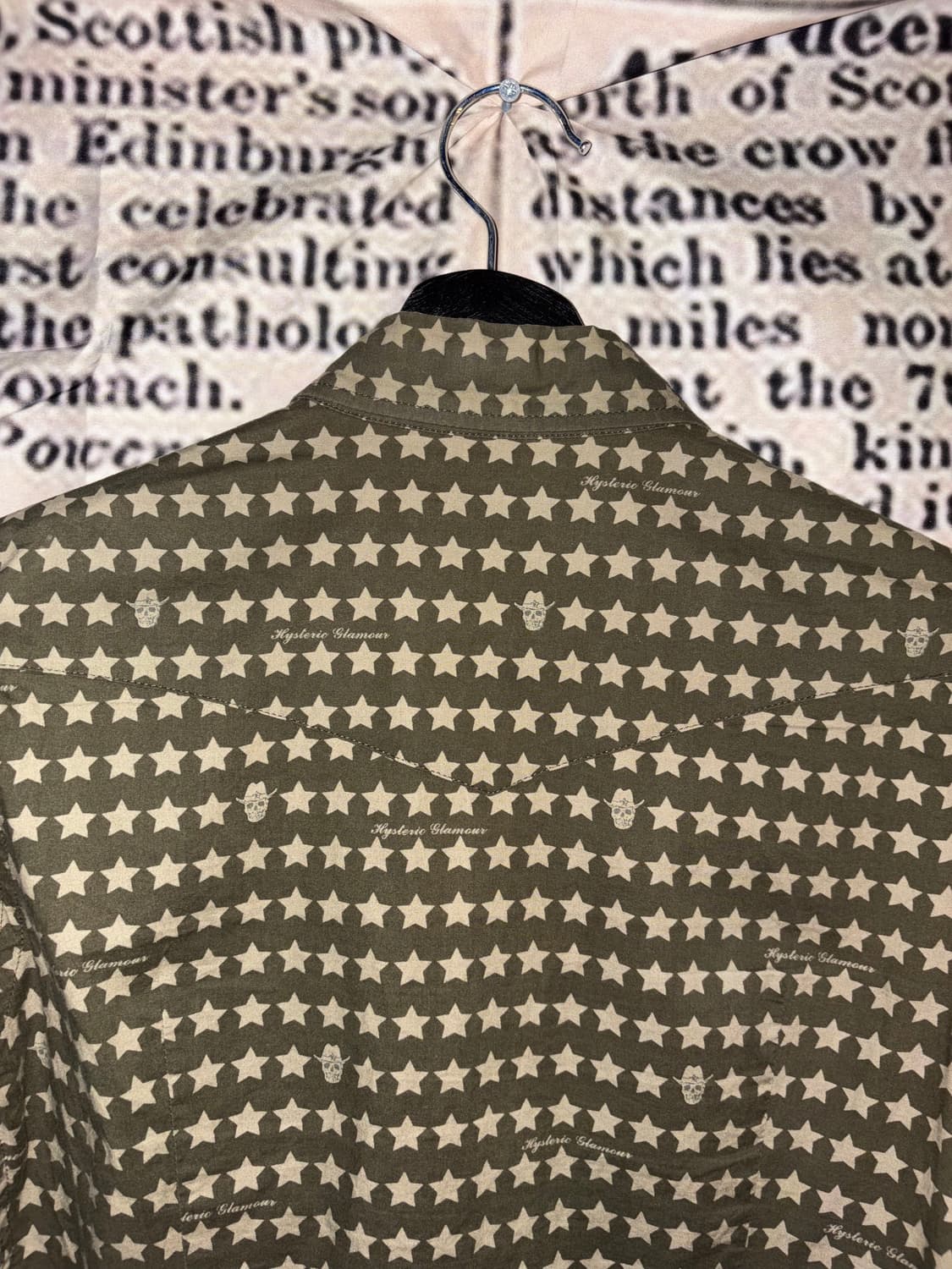 Hysteric glamour skull&star print shirts 상품이미지9