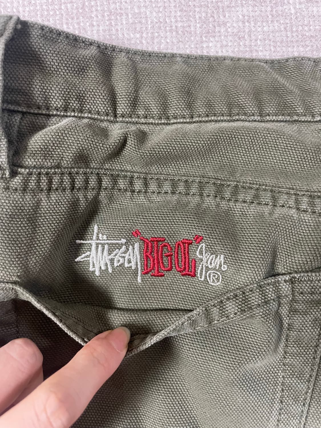 스투시 빅 올 진 올리브 드랩 (30) 상품이미지5