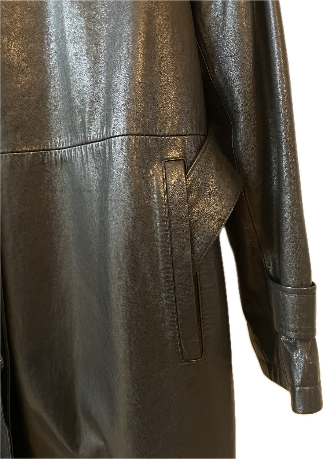 Ore 오어 가죽자켓 가죽 트렌치코트 상품이미지4