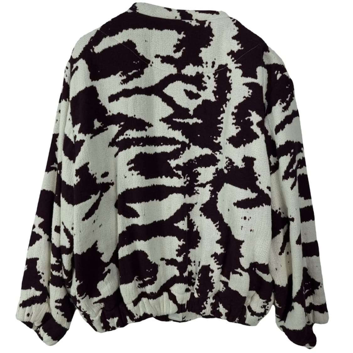 [이로] 오버핏 패턴 니트 블루종 자켓 M19179 상품이미지3