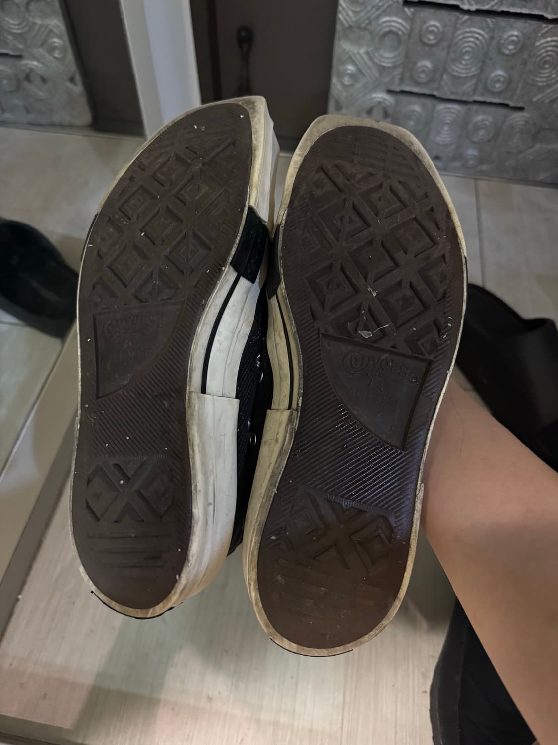 릭오웬스 터보다크 척 70 하이 블랙 캔버스 상품이미지5