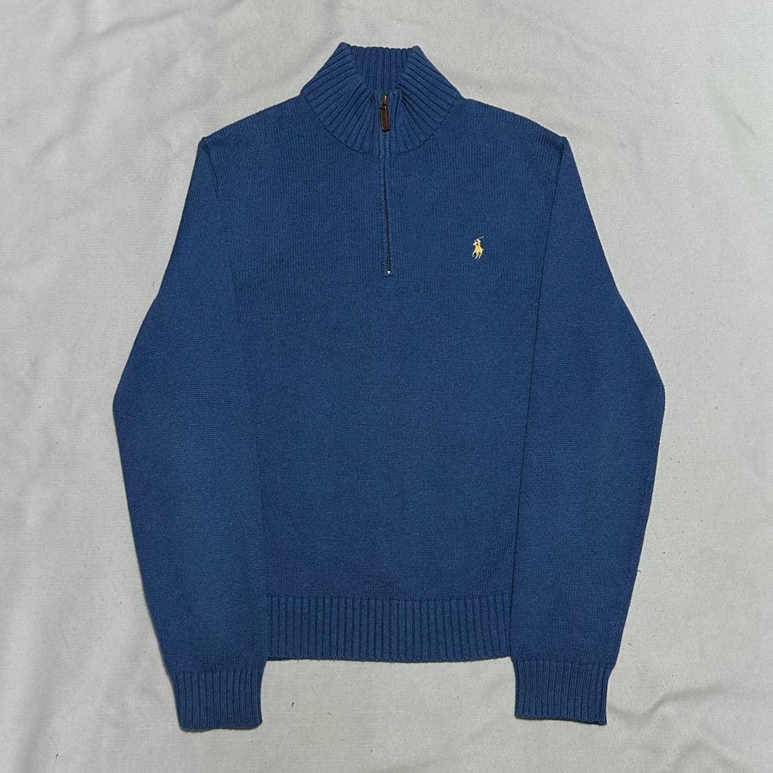 M 폴로랄프로렌 반집업 블루 코튼 니트 상품이미지2