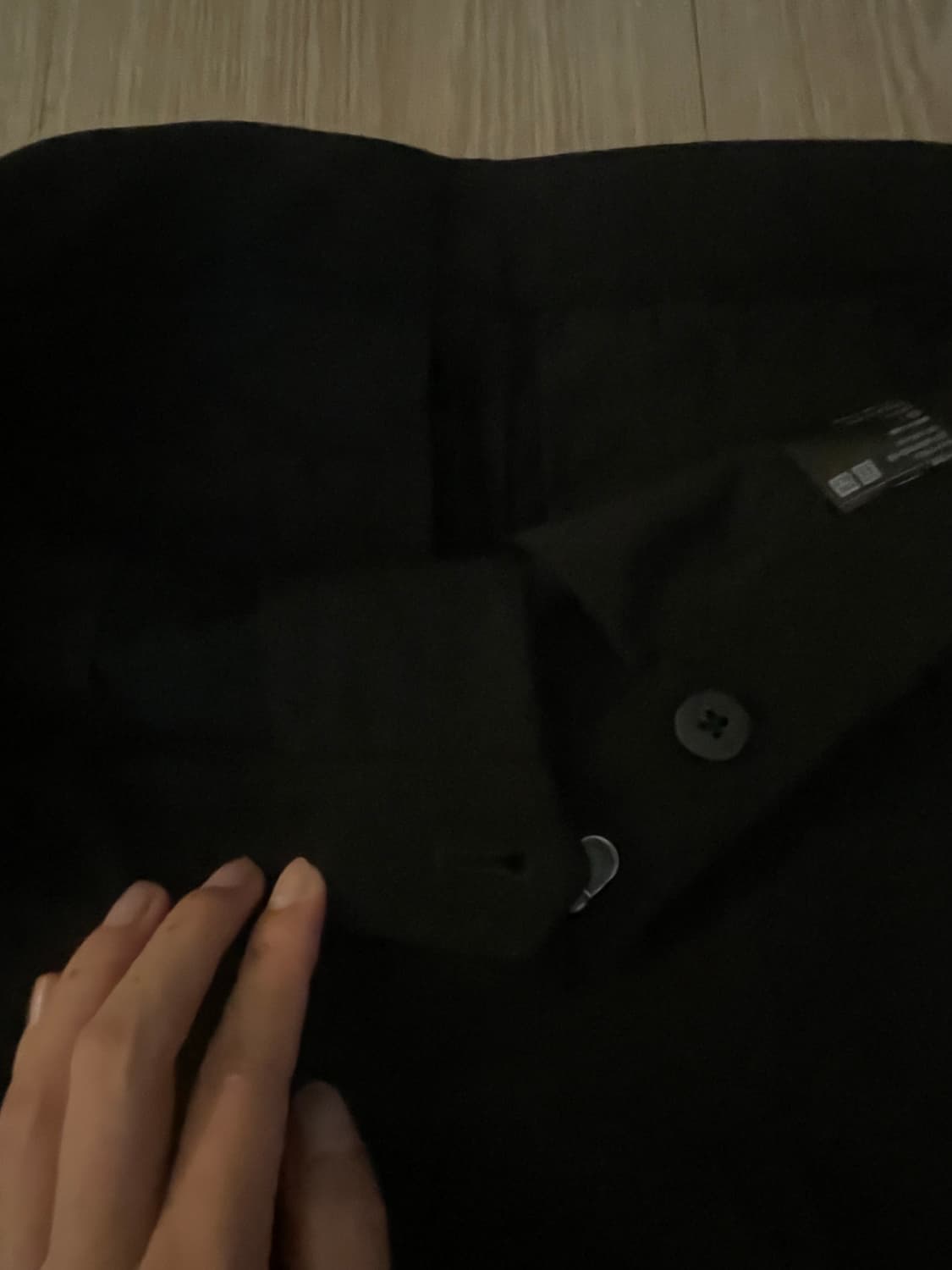 유니클로 검정 슬랙스 바지  상품이미지3