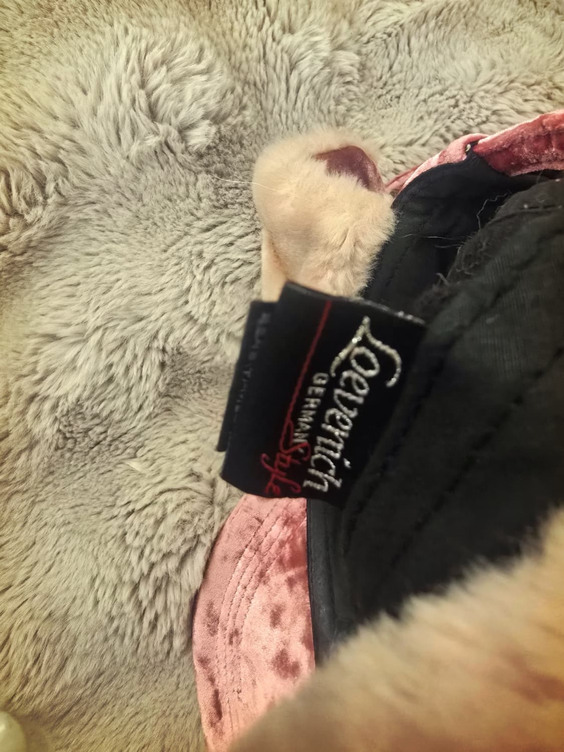 Loevenich 독일 Y2k핑크 벨벳 'Angel 모자 상품이미지6