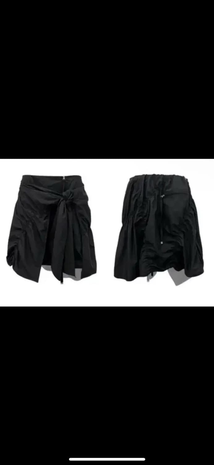 나체 nache puckering tie skirt 상품이미지2