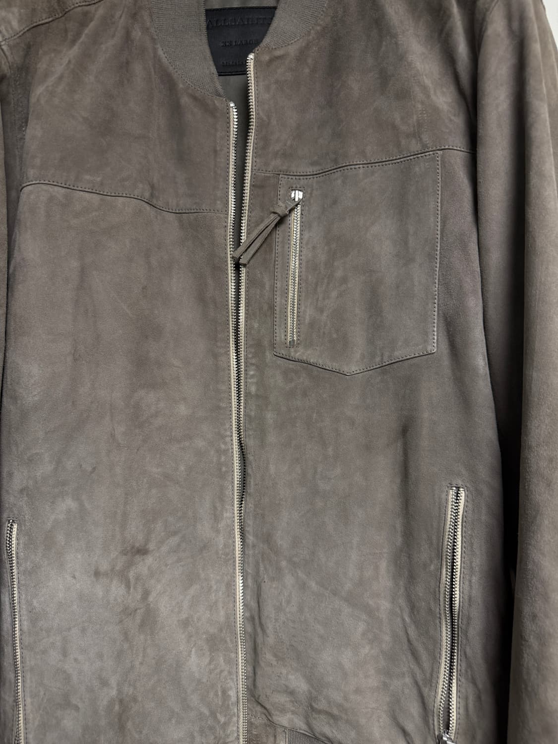 [xxl] 올세인츠 스웨이드 레더 자켓 상품이미지2