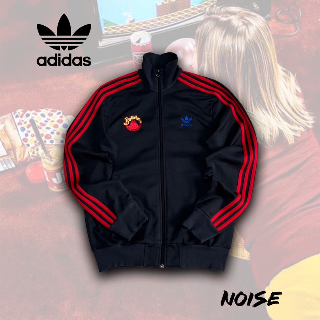 Adidas 바르셀로나 희귀 트랙탑 져지 상품이미지1