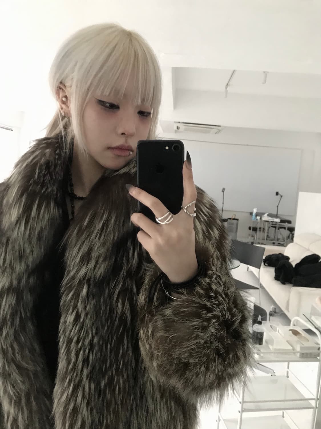 사가폭스 퍼자켓 상품이미지1