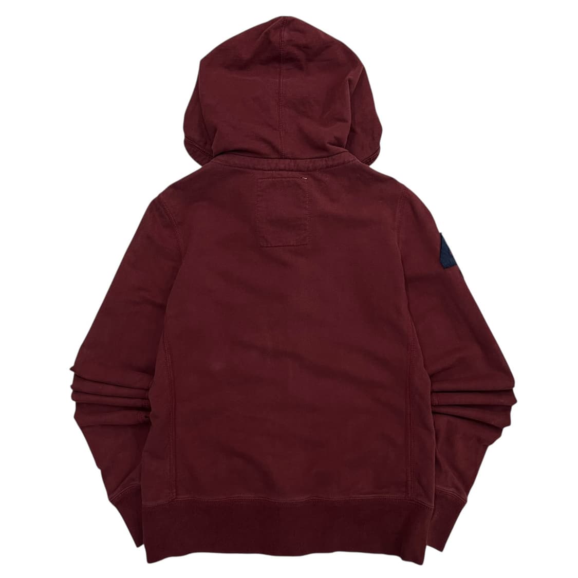 후아유 곰돌이 패치 버건디 후드집업 S 상품이미지3