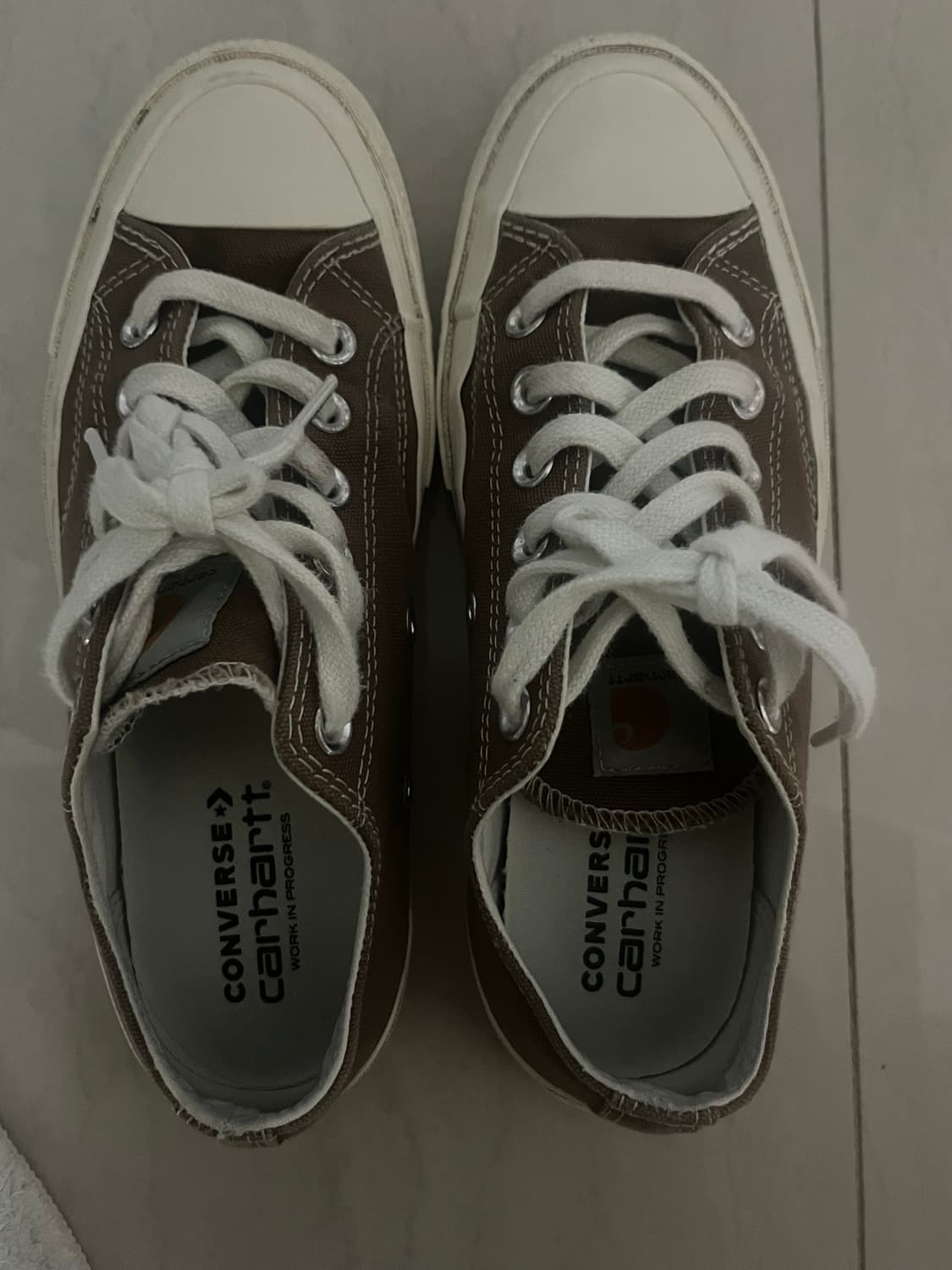컨버스 척테일러X칼하트 브라운 235 상품이미지3