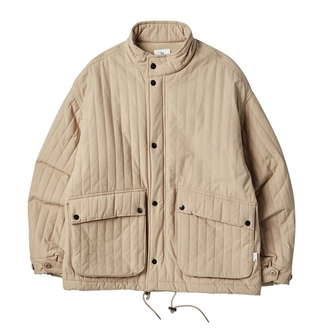 레투 Le2 오버 퀼팅 자켓 베이지 S 상품이미지1