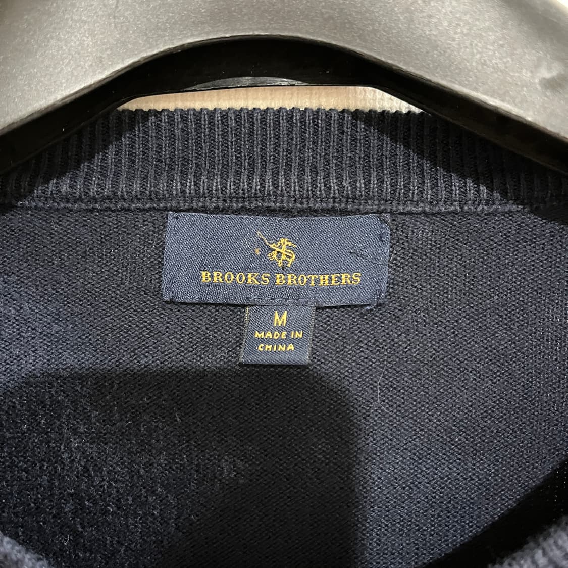 (M) 브룩스브라더스 코튼 자수 니트 상품이미지4