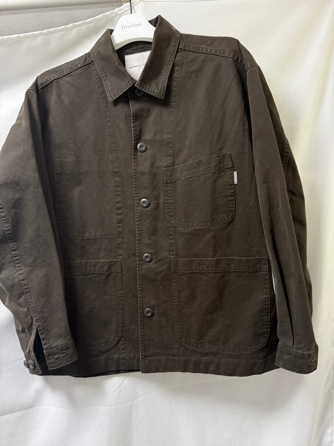 에스피오나지 몰스킨 프렌치 워크자켓 브라운 남자 M사이즈 상품이미지1