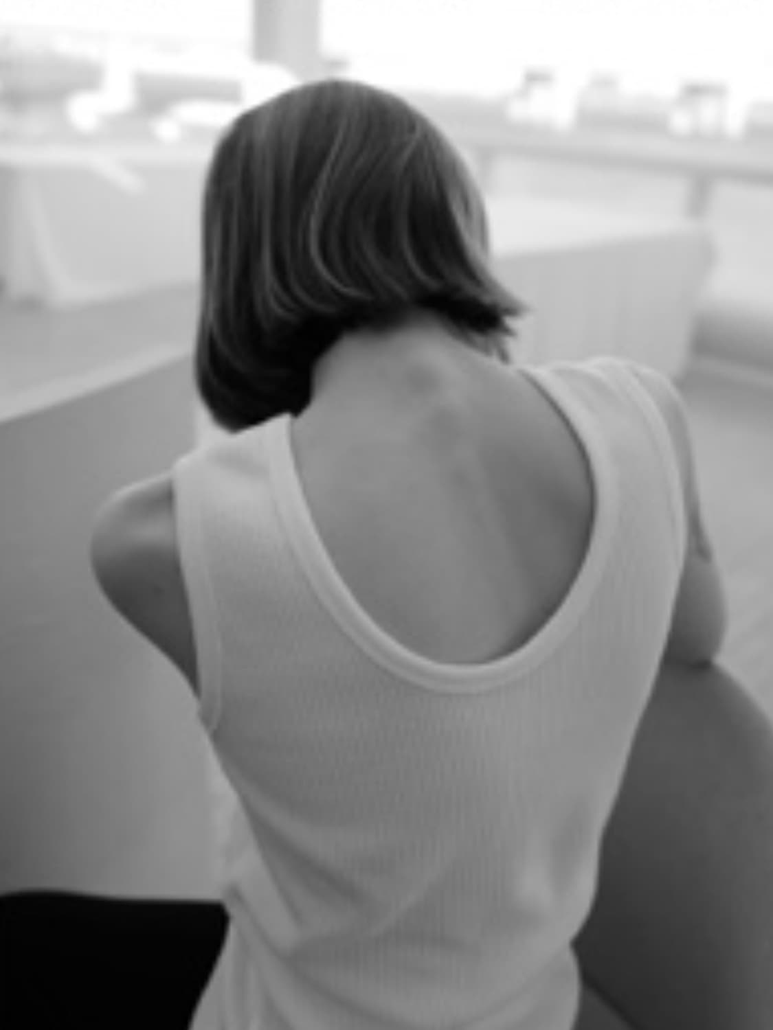 LE17SEPTEMBRE COY TOP in COTTON 슬리브리스 상품이미지3