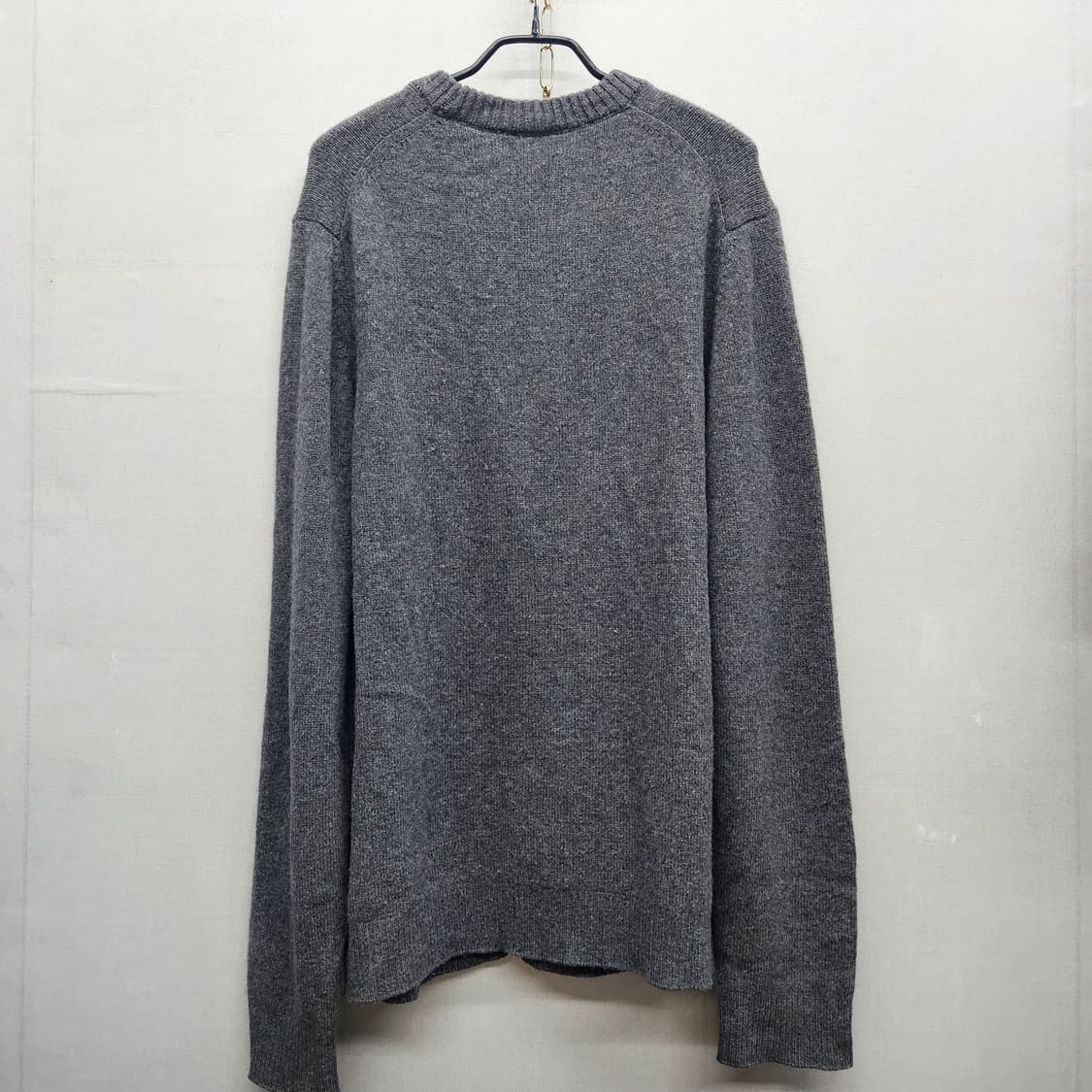 마시모두띠 크루넥 차콜색 니트 L 상품이미지3