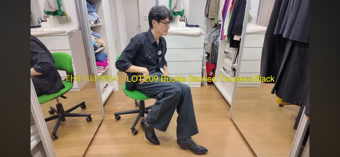 타이카타카하시 LOT.209 Buckle Backed Trousers B 상품이미지2
