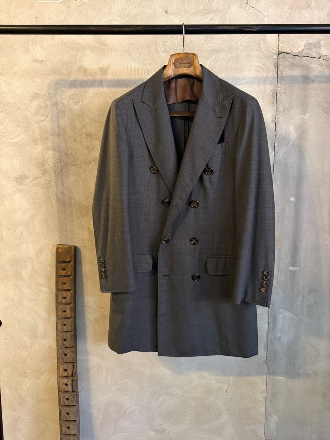 브루넬로 쿠치넬리 더블 브레스티드 코트 100 상품이미지7