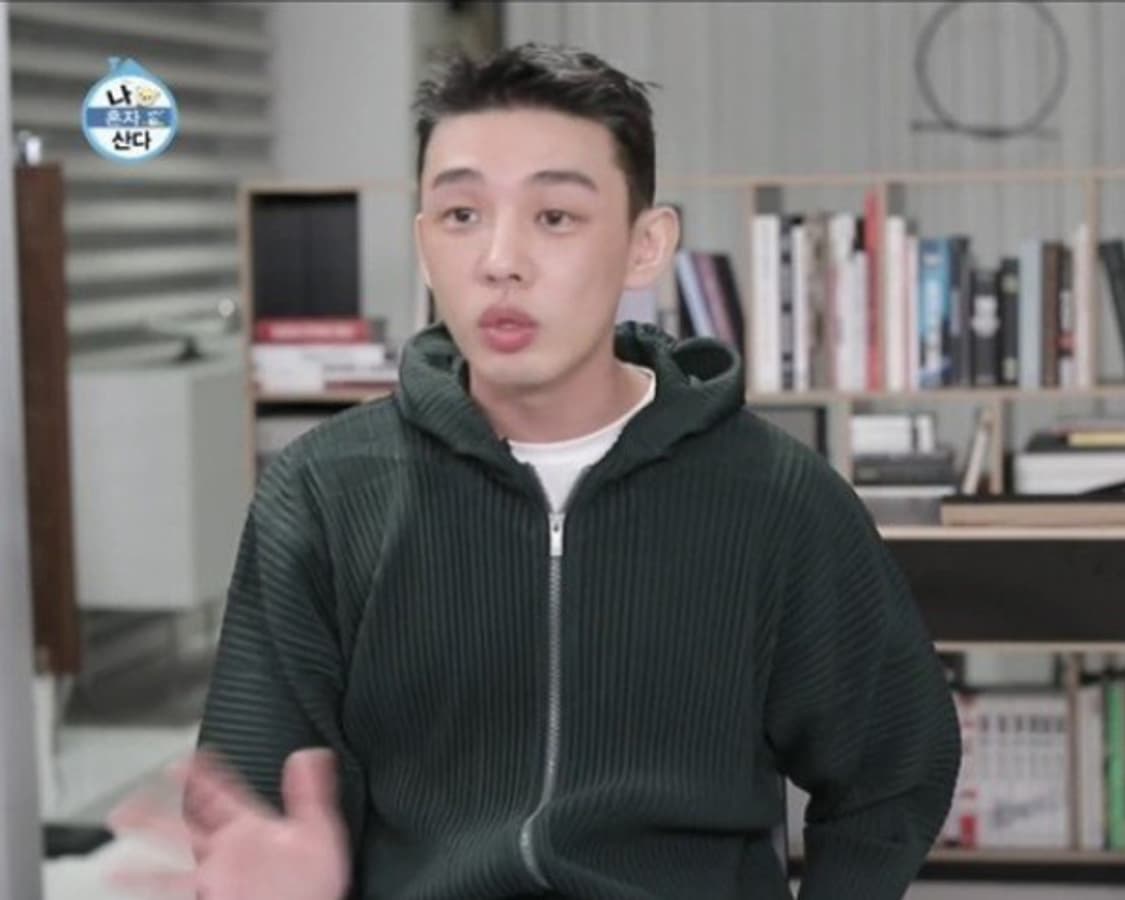 옴므플리세 유아인 후드집업 다크그린 2 매장판 상품이미지1