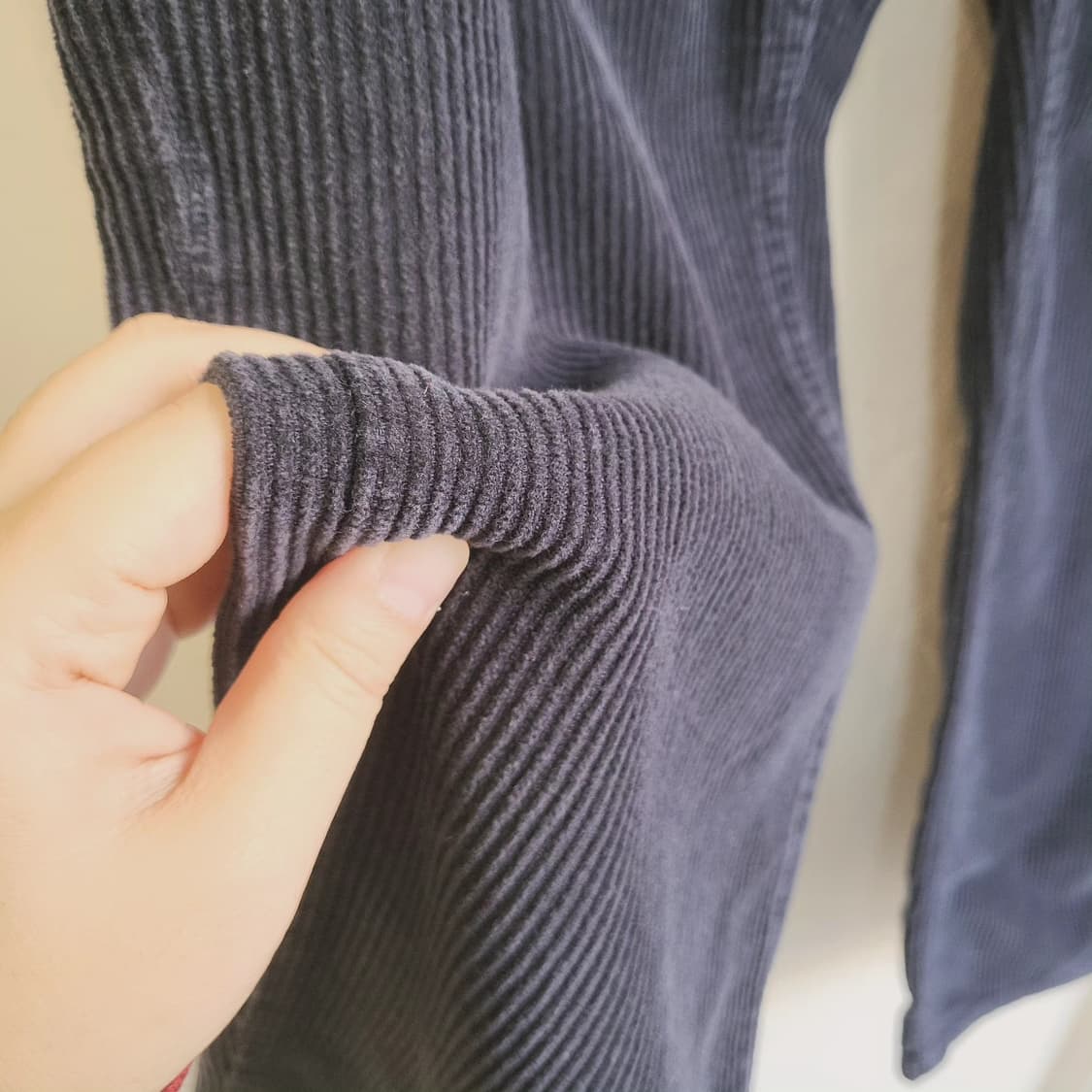 98project 네이비 코듀로이 팬츠 여자 27인치 상품이미지4