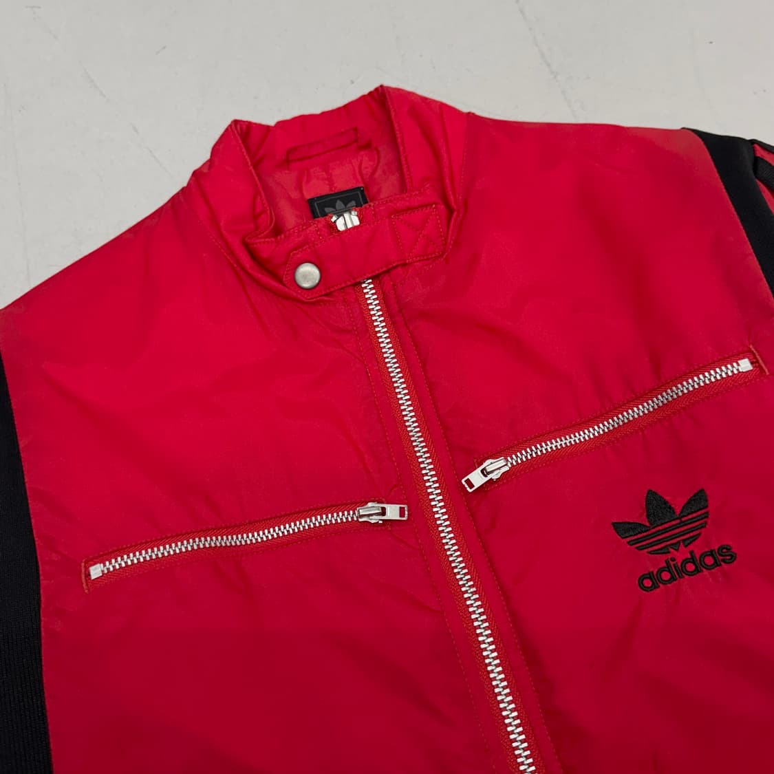 아디다스 파이어버드 바이커 레이싱 점퍼 자켓 레드 상품이미지3
