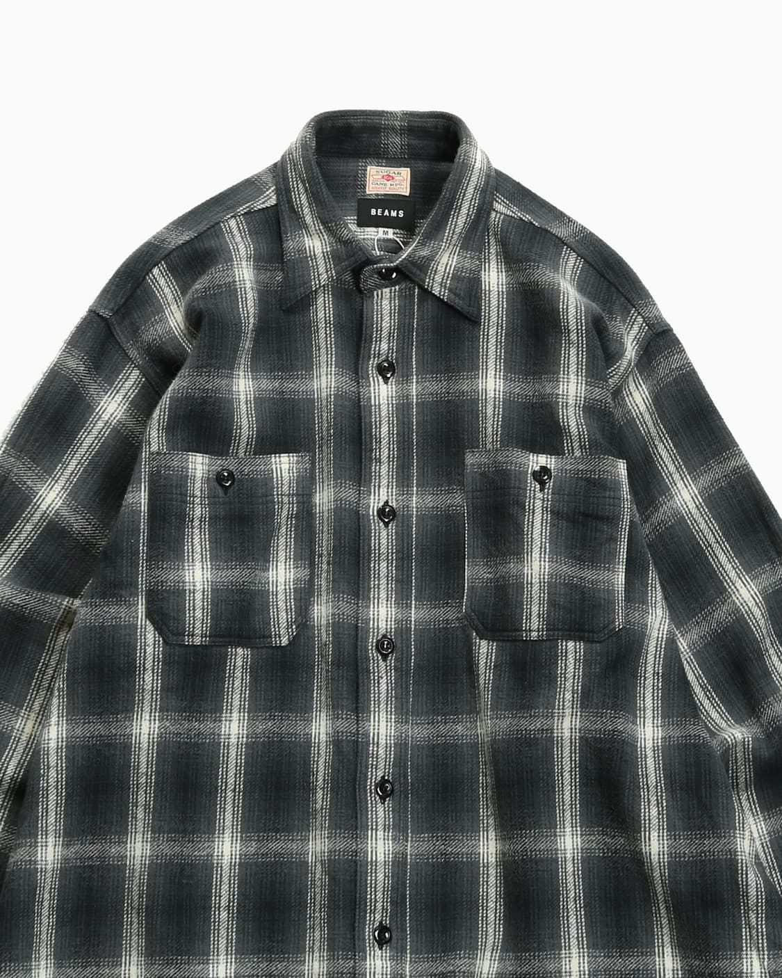 슈가케인x빔즈 플란넬 워크셔츠 상품이미지2