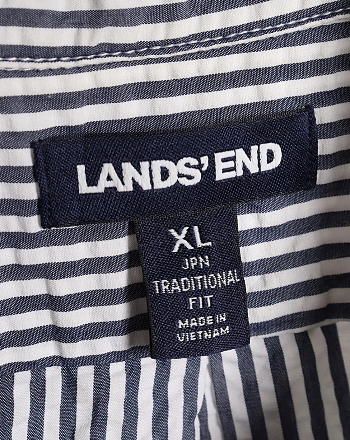 LANDS'END Seersucker Stripe Shirts 상품이미지6