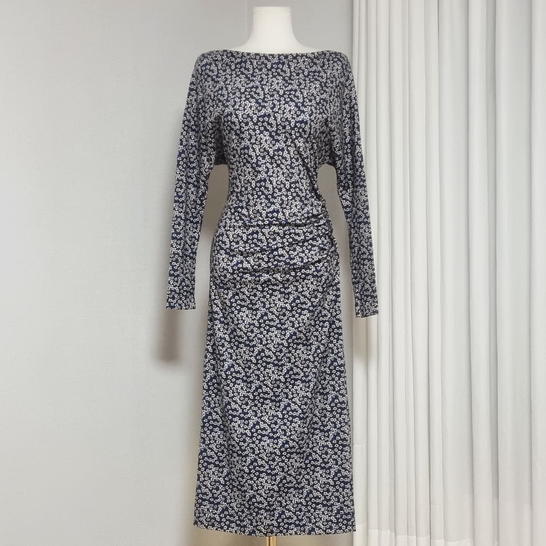 비비안웨스트우드 원피스 드레스 코튼스판 셔링 (55/표기M) 택달린새상품 상품이미지1