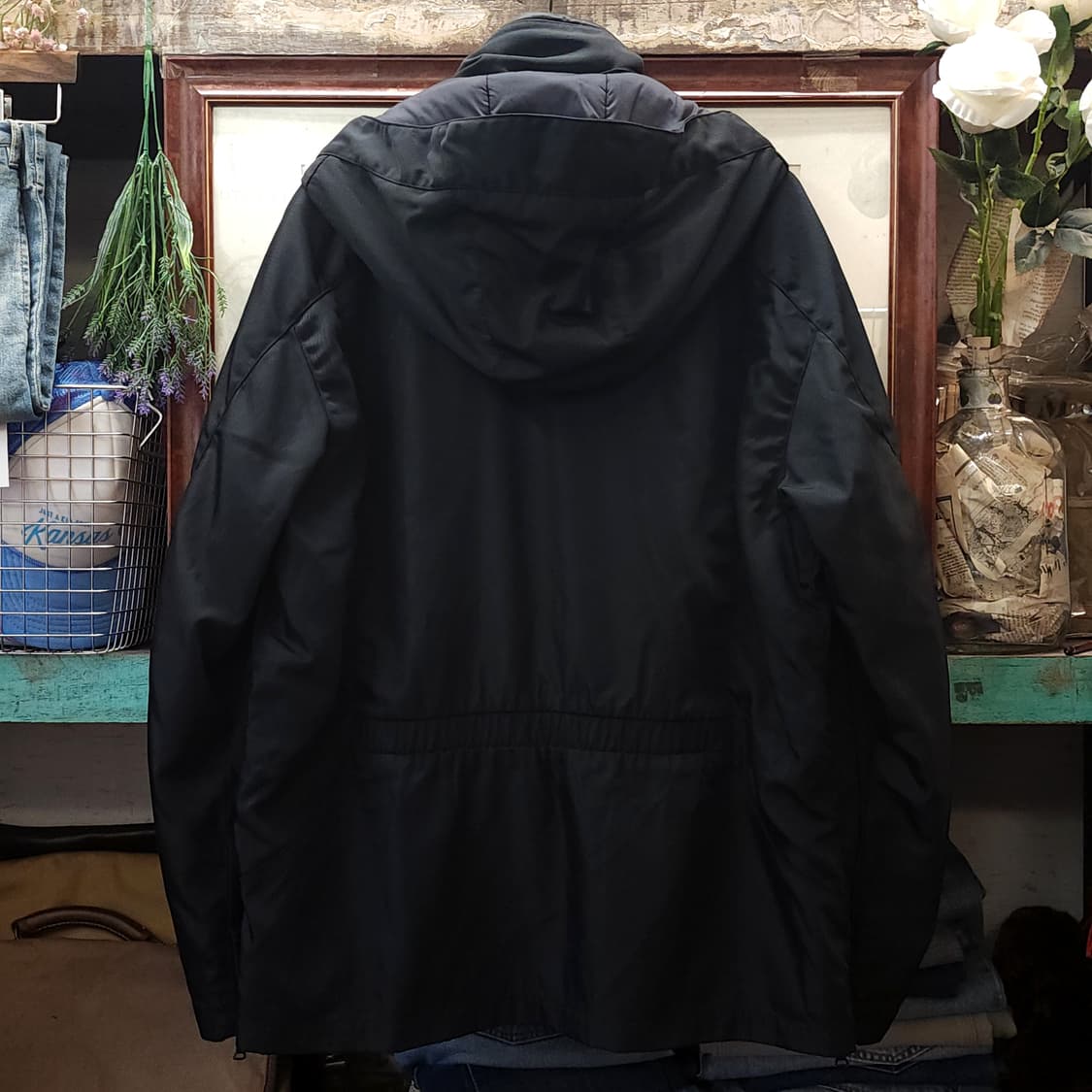 폴로 rlx 바이커 스포츠 자켓 하드쉘 아웃도어 점퍼 블랙 L 상품이미지3