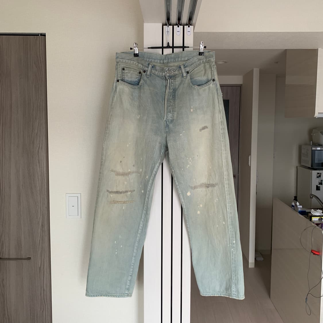 24aw no.37 Washed Denim Wide Pants 상품이미지1