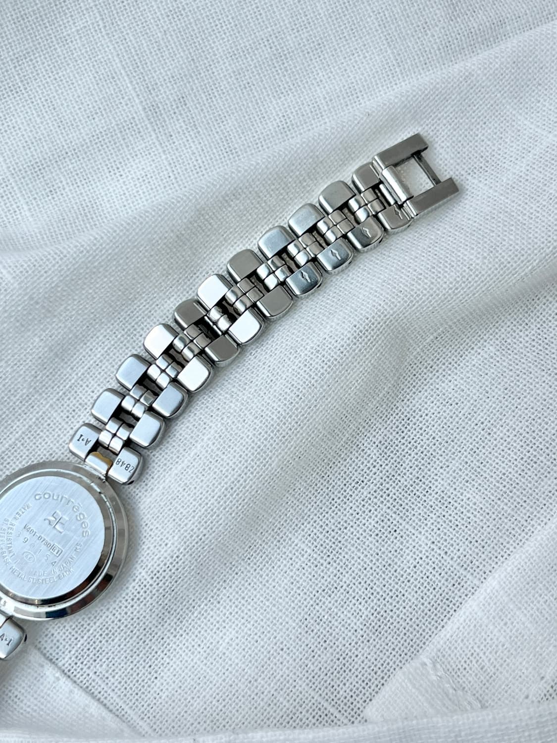 (case)90s Courreges 꾸레쥬 올드 콤비 손목시계 상품이미지10