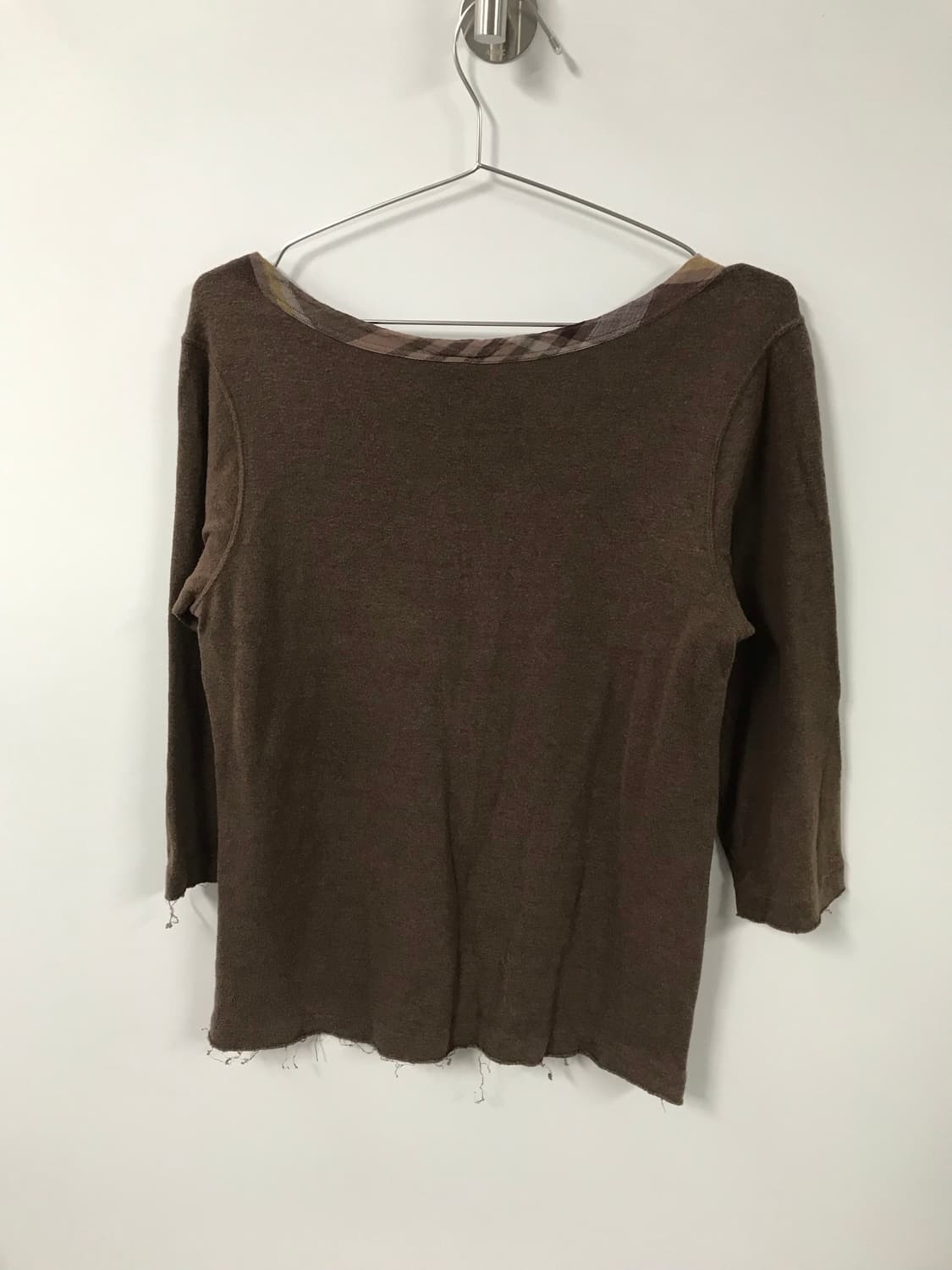 빈티지 체크 티셔츠 상품이미지4