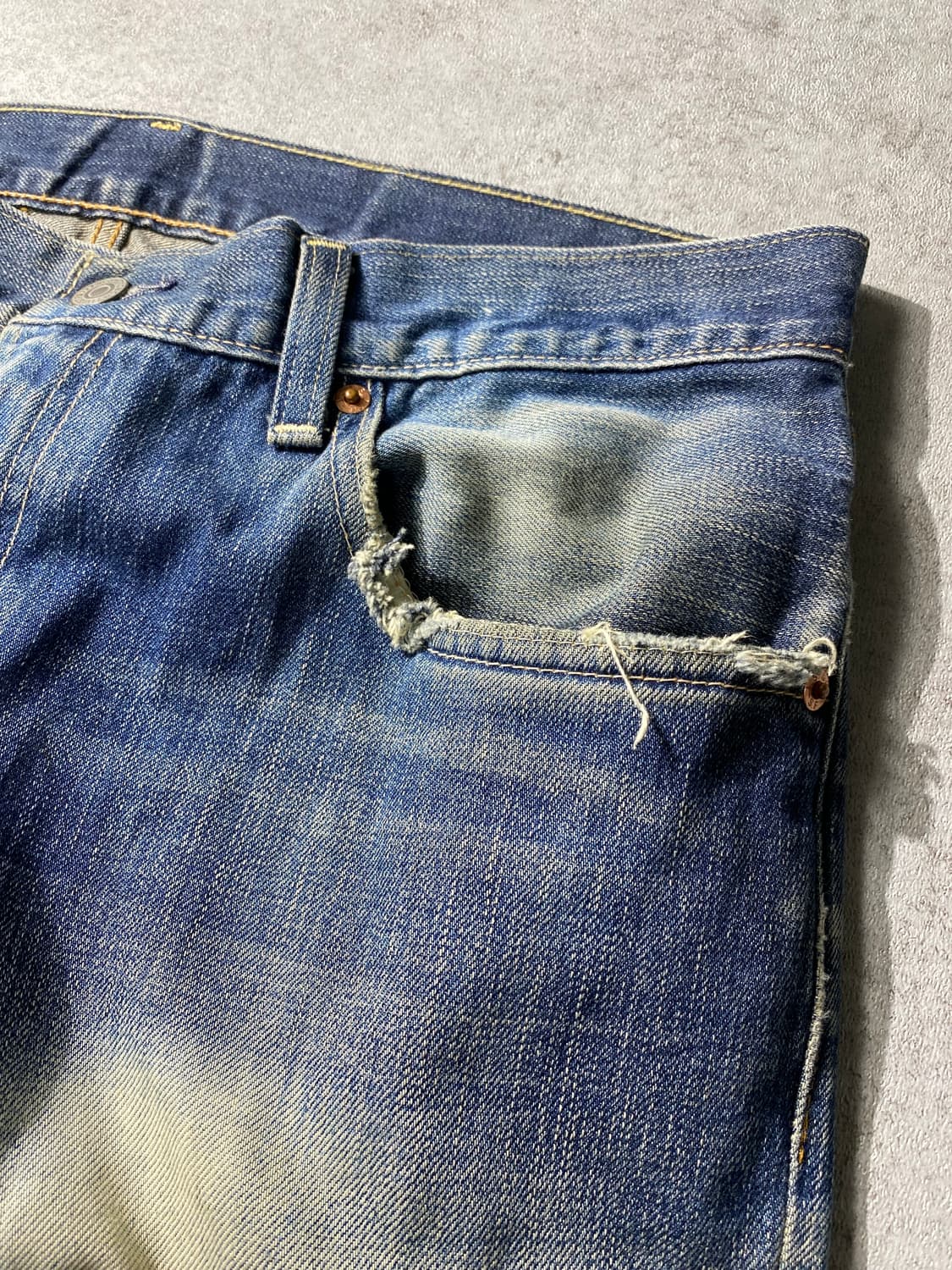 [32-33] 00s Levi's 502 리바이스 셀비지 데님팬츠 상품이미지3