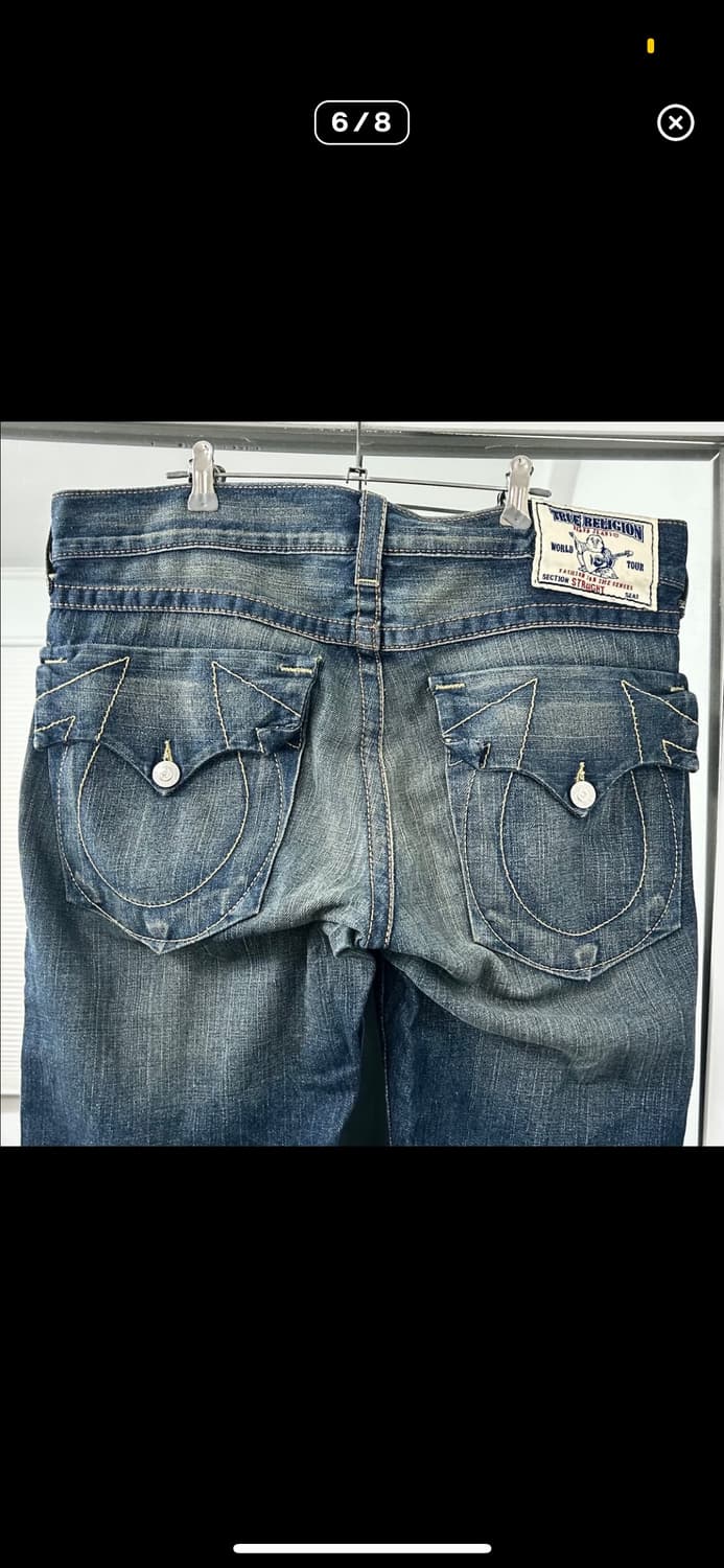 34)트루릴리전 월드투어 빅로고 데님 팬츠 상품이미지6
