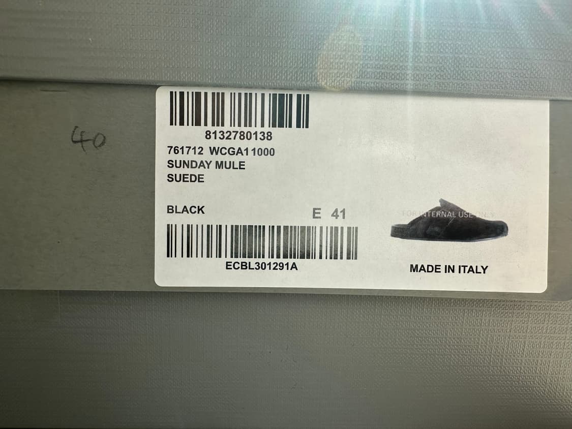 발렌시아가 블랙 스웨이드 선데이 뮬 41 상품이미지10