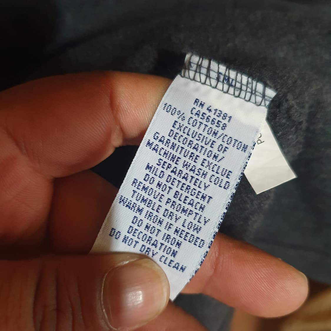 폴로 반집업 니트M 상품이미지4