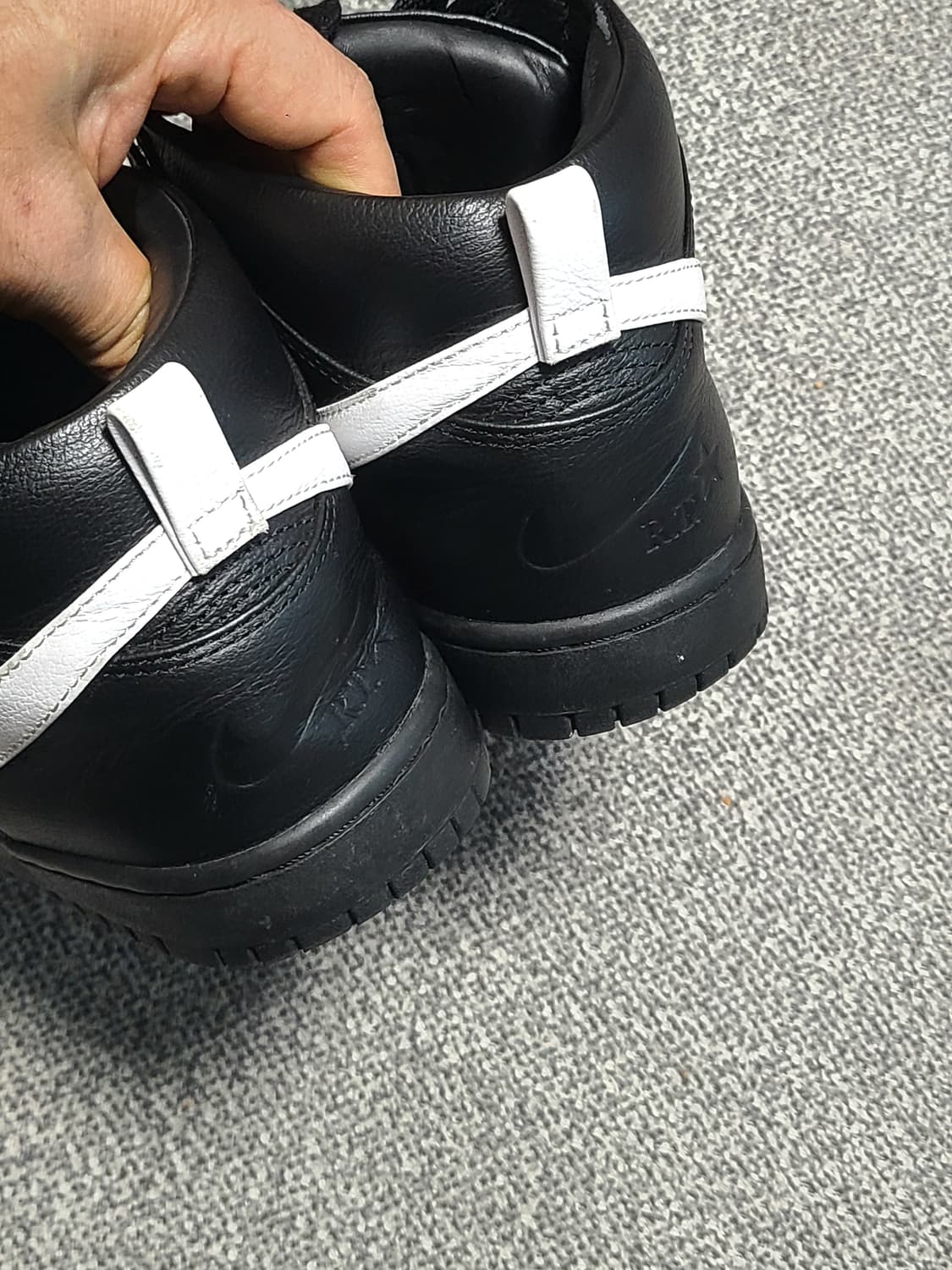 나이키 x 리카르도 티시 덩크 럭스 척카 블랙 270mm 상품이미지4